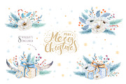 Watercolor Christmas deer, an Animal Illustration by Peace ART (Thumbnail 6 of 11)