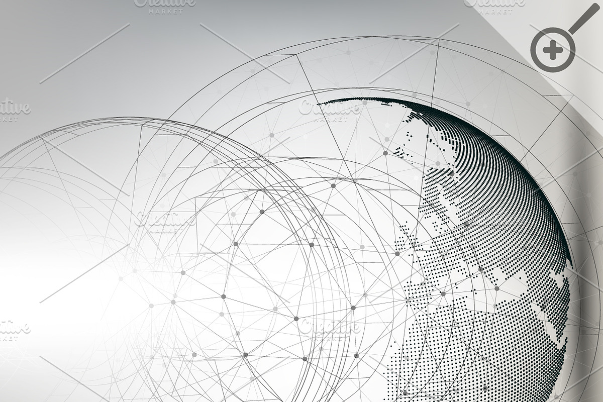 Bundle of 15Abstract 3D world globes, a Technology Illustration by VectorShop (Photo 1 of 15)