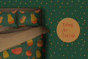 pumpkin watercolor pattern, a Pattern Graphic by watercolor kamill (Thumbnail 6 of 11)