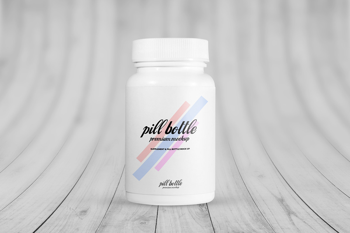 Pill Bottle Mockup, a Cups & Container Mockup by Toasin Studio (Photo 3 of 6)