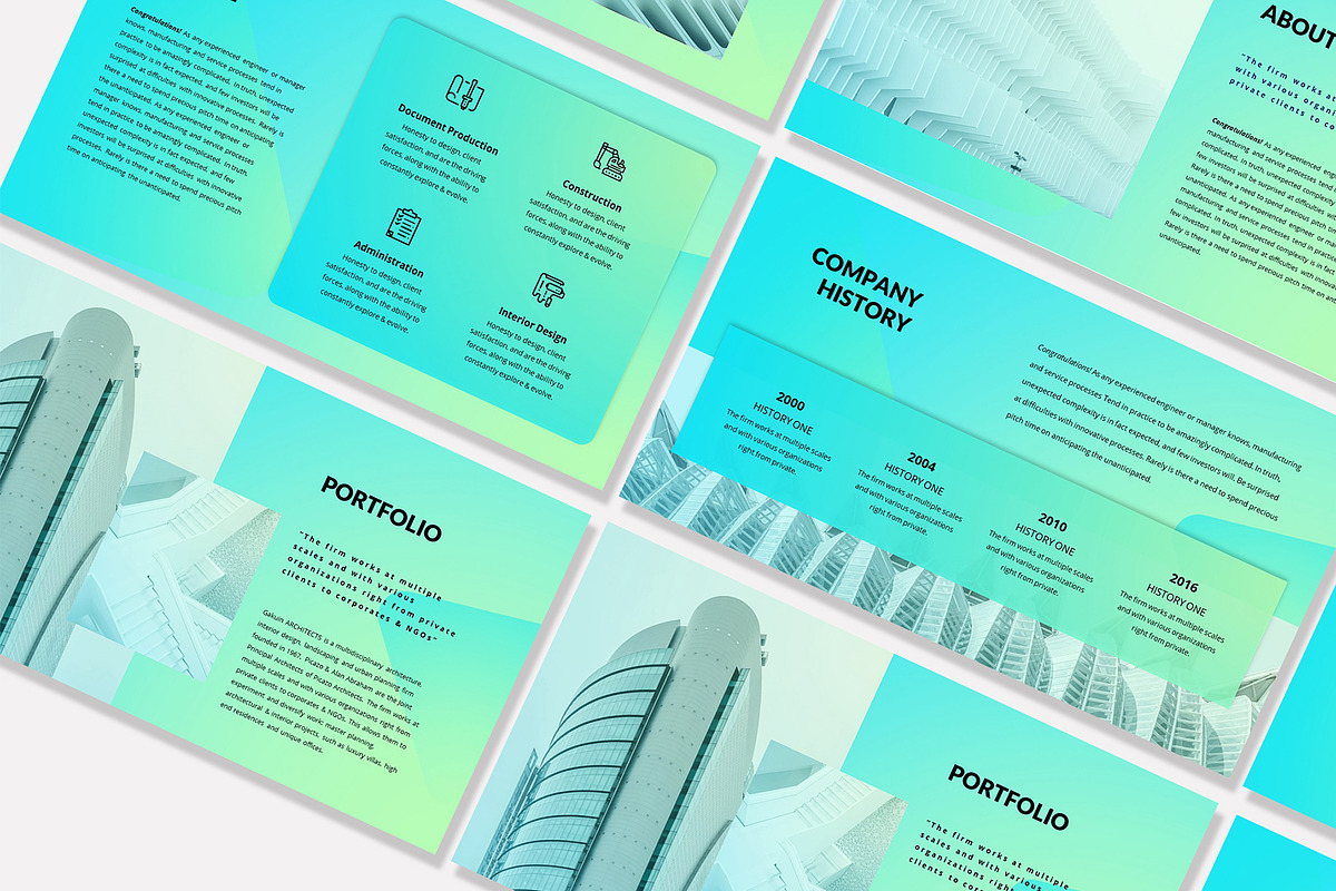Corporate Google Slides Template, a Presentation Template by temphall