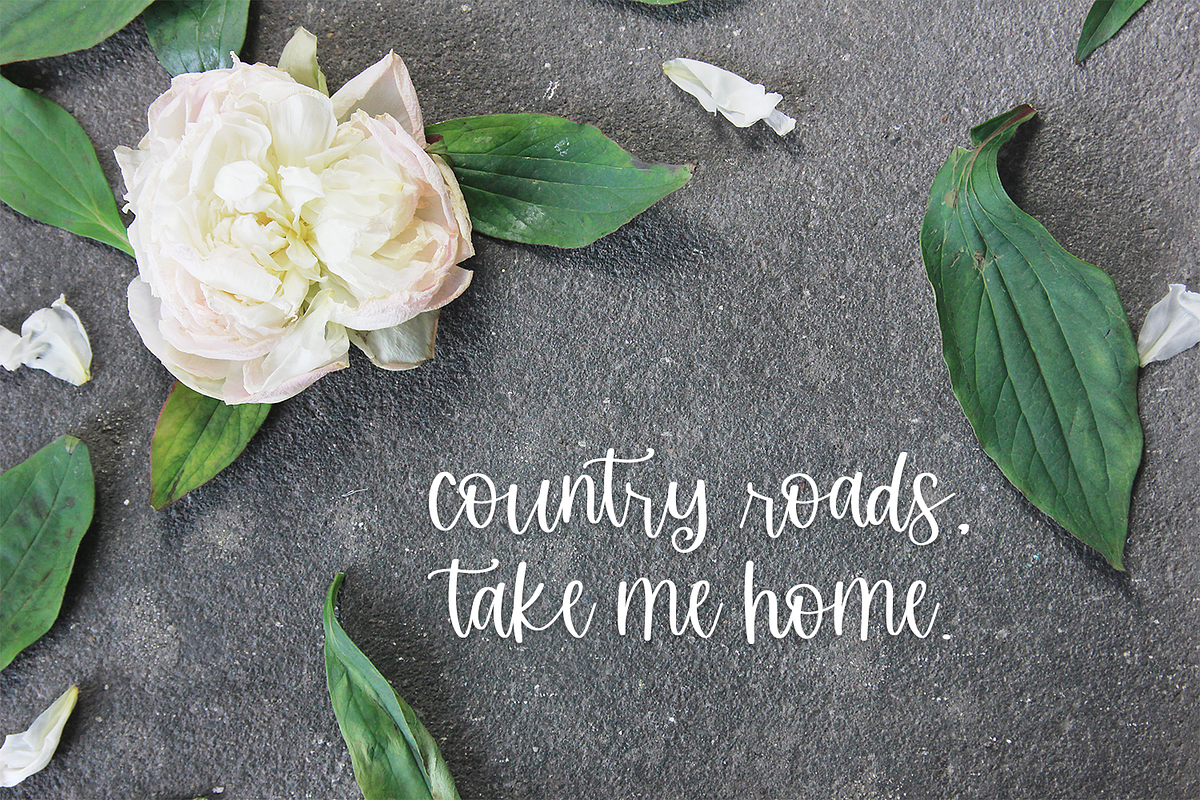 Stirling Cottage Script, a Script Font by Beck McCormick (Photo 9 of 10)