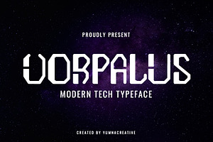 Vorpalus - Modern Tech Font