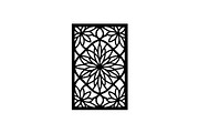 Black Geometric Pattern Panel SVG, an Object Graphic by jahid234 (Thumbnail 9 of 13)