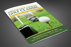 Golf Classic Booklet Template