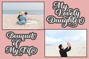 Daughter - A Lovely Calligraphy Font, a Script Font by Doehantz Studio (Thumbnail 3 of 9)