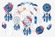 Wonderful set of watercolor grapfics, a Decorative Illustration by DigitalDream (Thumbnail 4 of 6)
