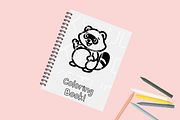 Tanuki SVG Illustrations, an Animal Illustration by HalieKStudio (Thumbnail 4 of 9)