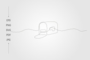 Simple continuous line art style, an Object Illustration by lawoel (Thumbnail 2 of 3)