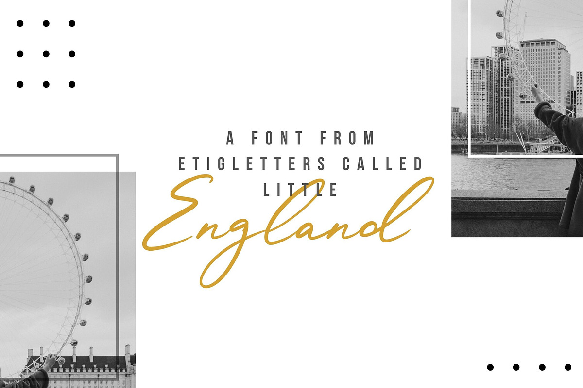 Little England Handwritten Font, a Script Font by etigletters (Photo 1 of 11)