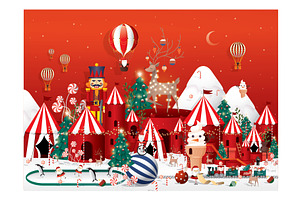 winter wonderland vector
