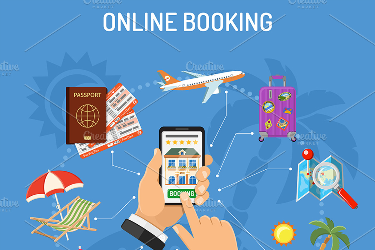 Vacation and Travel Themes, a Technology Illustration by TAlex (Photo 5 of 7)