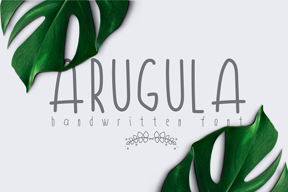 Arugula Font preview 8