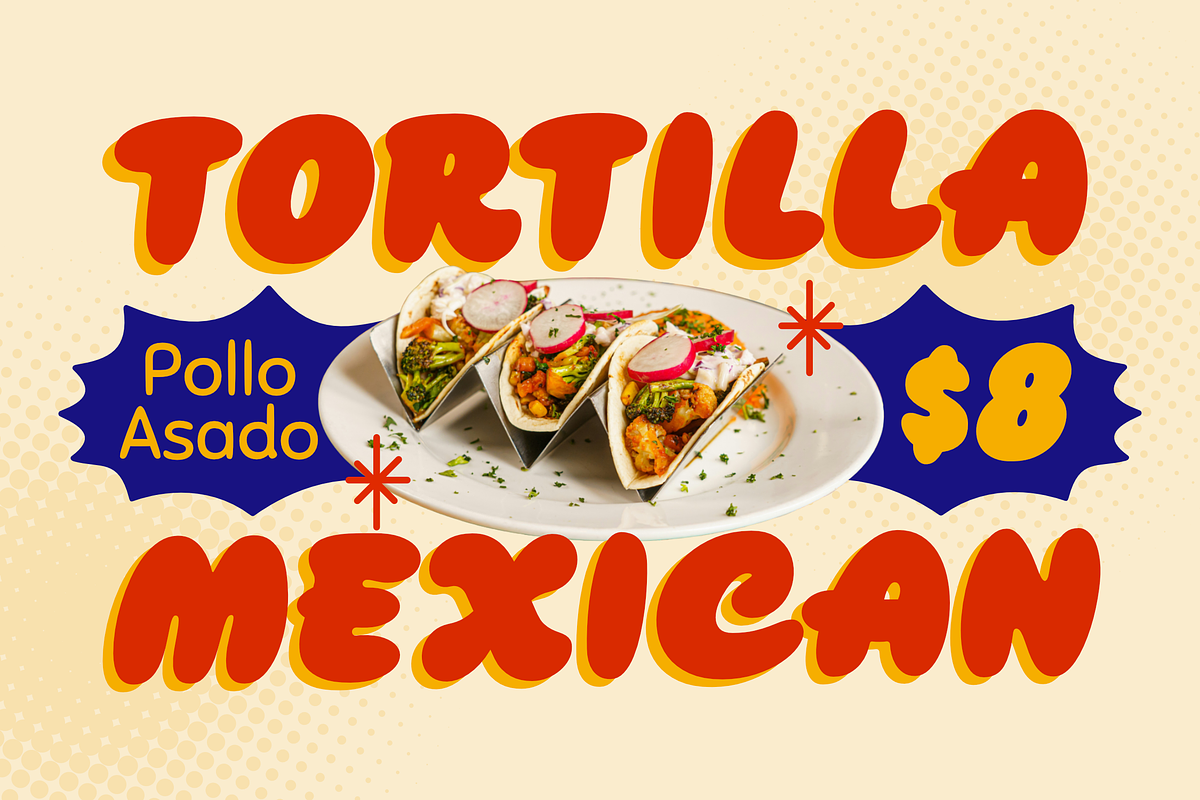 Munchero - Bold Retro Bodega Script, a Script Font by Typia Nesia (Photo 3 of 11)