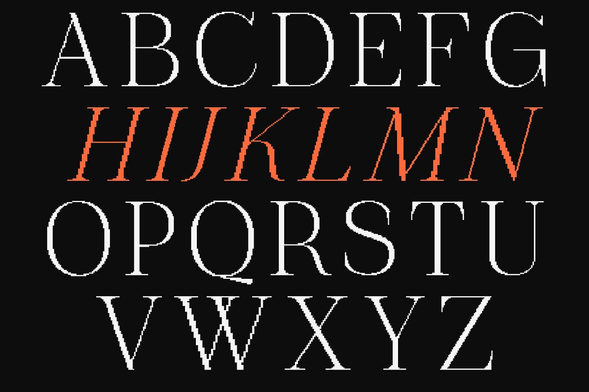 The Pixel Editorial – Modern Serif, a Sans Serif Font by Lettertype Studio (Photo 8 of 15)