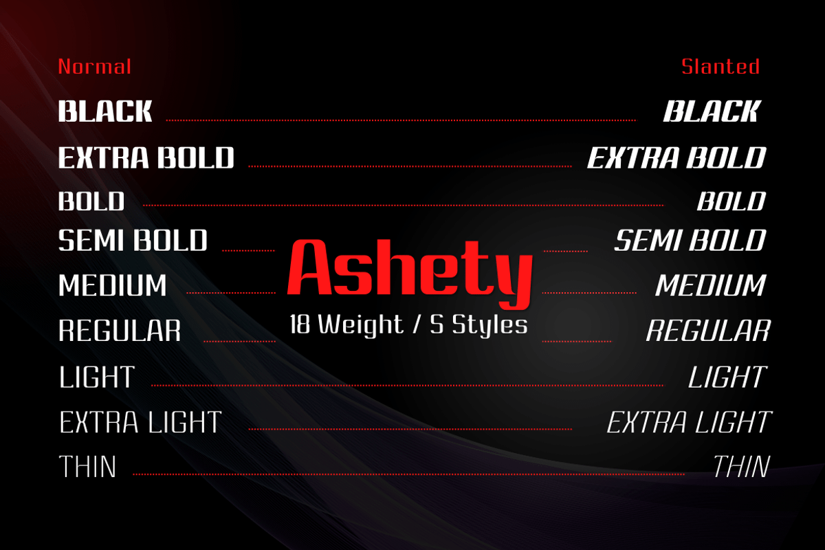 Ashety, a Sans Serif Font by twinstd (Photo 3 of 14)