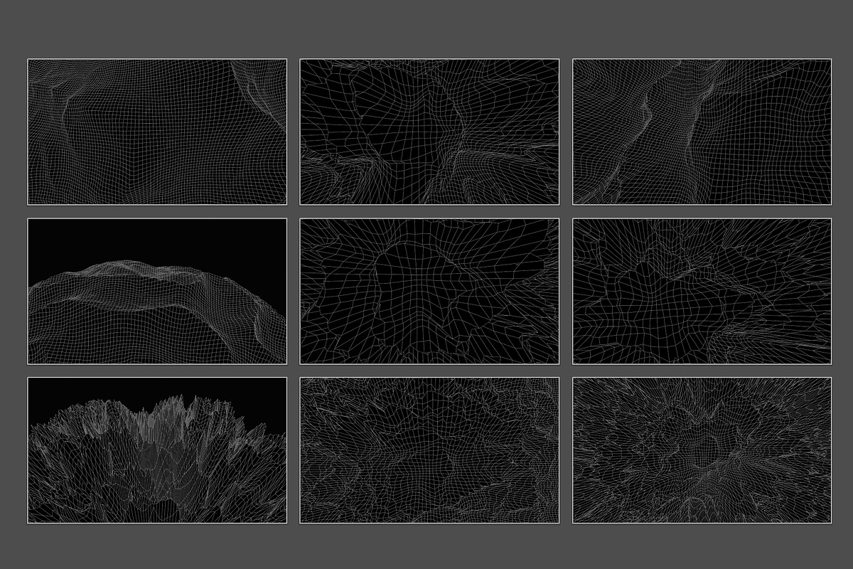 GEO_TERRAIN4 Vector Pack, a Background Graphic by codetoform (Photo 7 of 9)