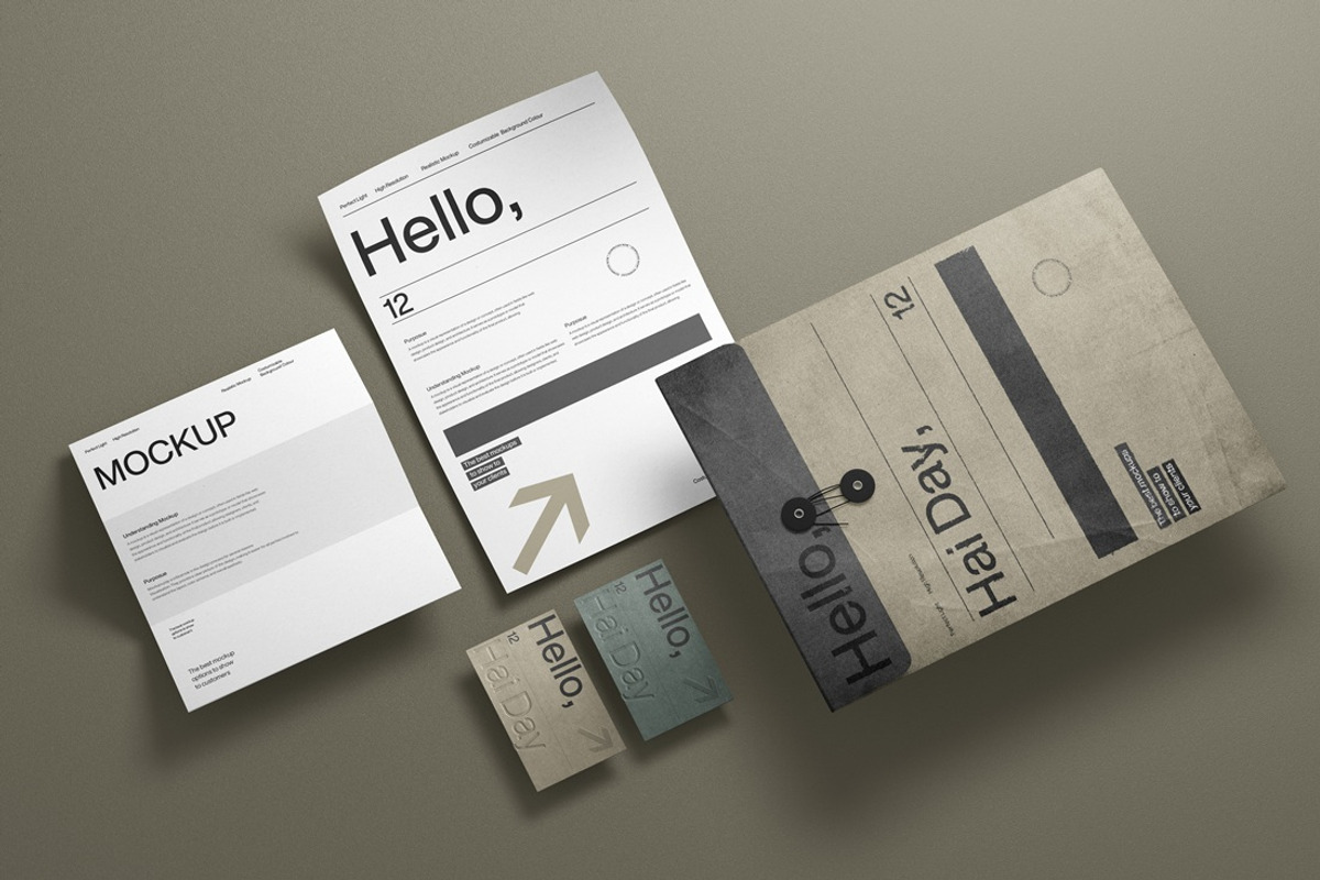 Modern Stationery Branding Mockup, an Advertising Mockup by East Gallery (Photo 13 of 15)