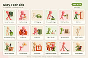 Clay Tech Life 3D Plasticine Icons, a Characters & Person 3D Model by Symbolic Language (Thumbnail 3 of 5)