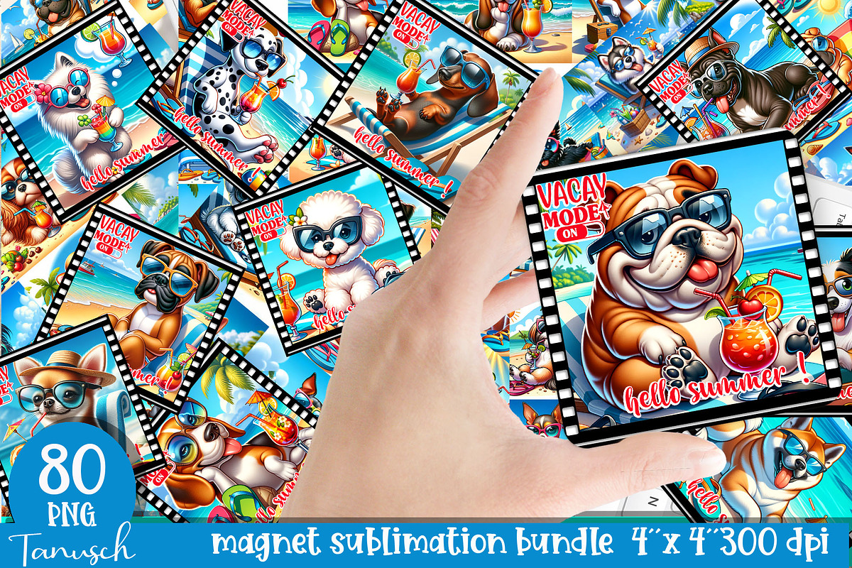holiday dog breeds mega bundle, an Animal Illustration by TanuschArts (Photo 4 of 24)