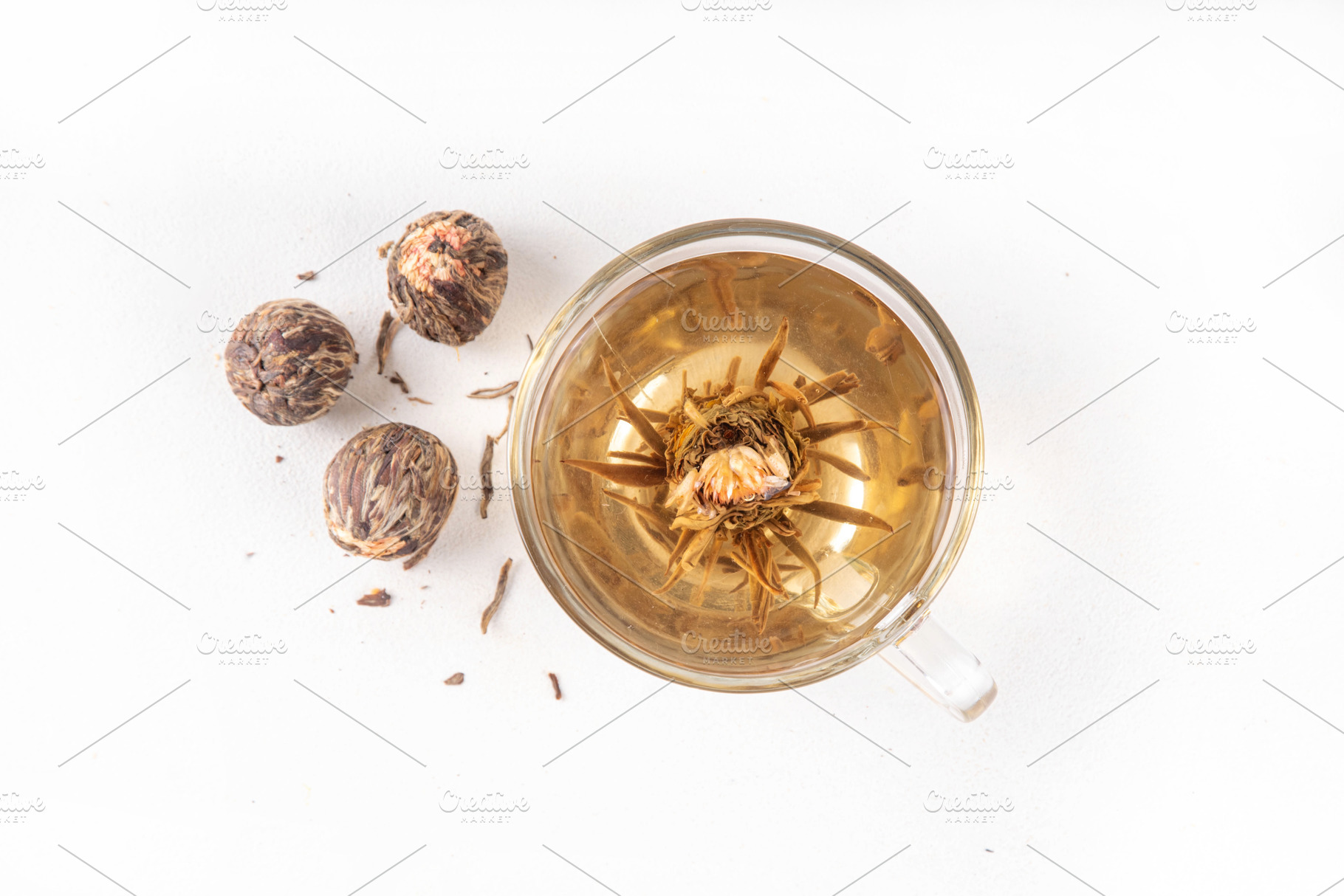Tea Blossoms, dried Blooming Tea, a Food & Drink Photo by Rimma