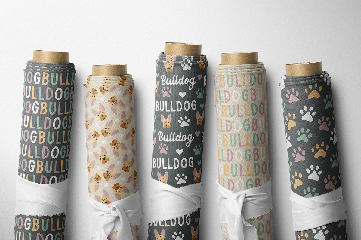 Cute puppy dog pattern bundle, a Pattern Graphic by RevolutionizZed (Photo 5 of 17)