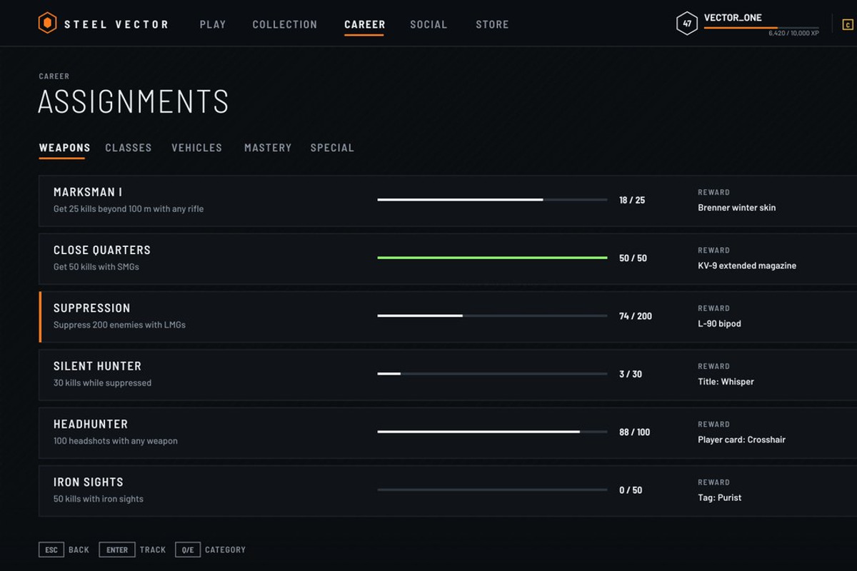 Military FPS Game 100 Screens, an UI Kit Template by pawellpi (Photo 88 of 116)