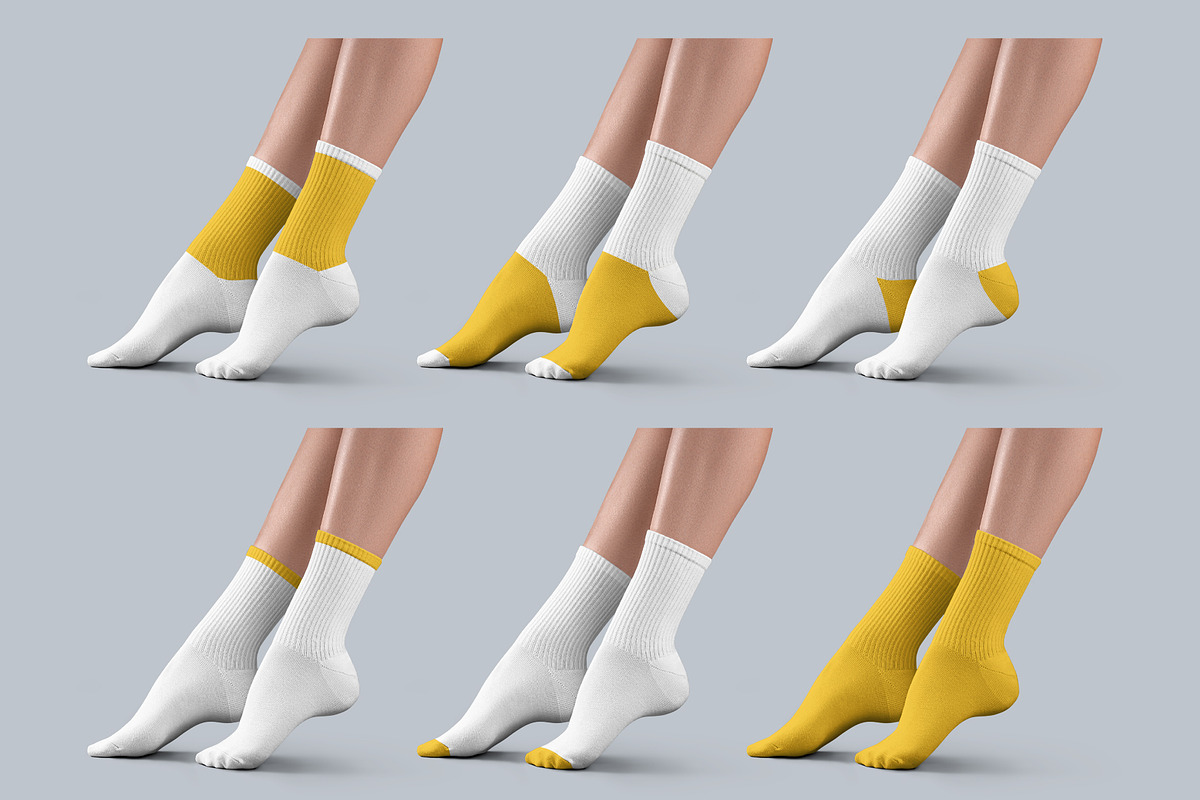 10 Mockups High Socks, a Bottom Mockup by Grow Design Craft Studio (Photo 3 of 7)