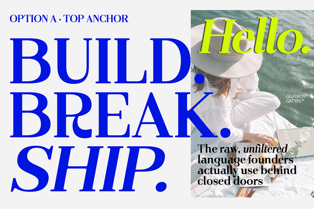 Gilferos, a Serif Font by Gatype (Photo 13 of 16)