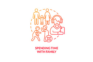 Spending time with family red, an Icon by IMG Visuals