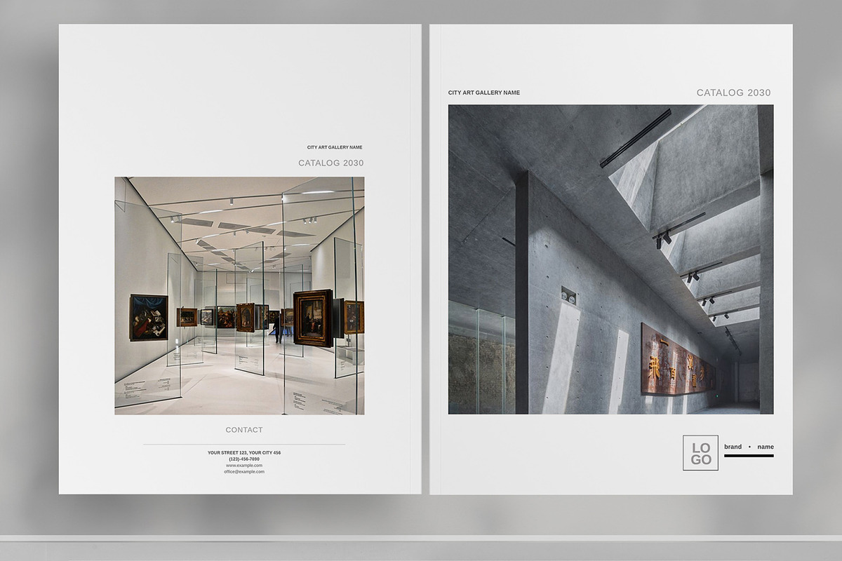 Art Gallery Catalog Brochure, a Brochure Template by Boris Cupac (Photo 2 of 7)