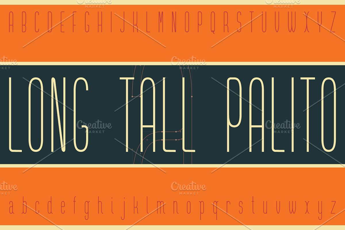 Long Tall Palito Font preview 2