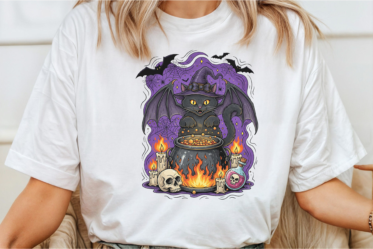 Black Cat Png,Halloween Png, Spooky, an Illustration by DreamCafeArt (Photo 2 of 7)
