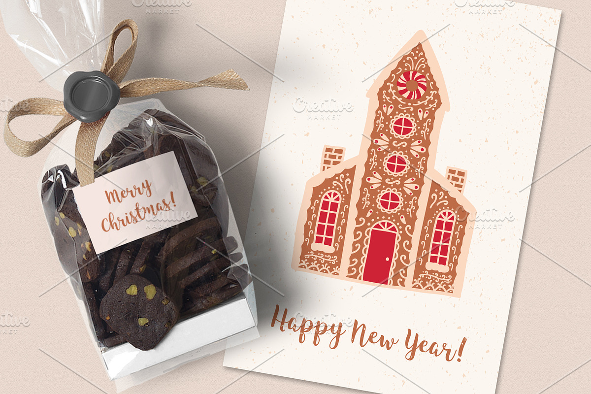 Gingerbread houses, a Decorative Illustration by Good Studio (Photo 10 of 10)