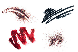 Set of cosmetics elements for your, a Beauty & Fashion Photo by Anna Efetova