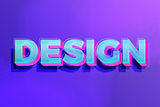 3D Text Effects New Trends, a Layer Style Add-On by Graphicdome (Thumbnail 4 of 17)