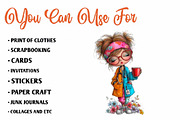 Whimsical Nurse Girl clipart, a Seasonal Illustration by CreationArt (Thumbnail 5 of 7)