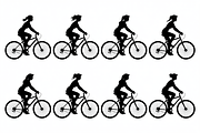 Woman Cyclists on Road Bikes, an Illustration by Amazin_art (Thumbnail 2 of 9)
