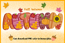 Fall Autumn-PNG fonts