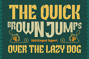 Rekix Black | Groovy Retro Font, a Font by twinstd (Thumbnail 2 of 12)