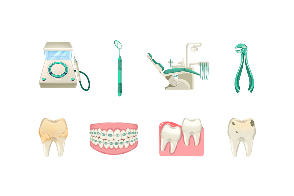 Dental Tools and Problems, an Object Graphic by Deemak Daksina (Photo 2 of 3)