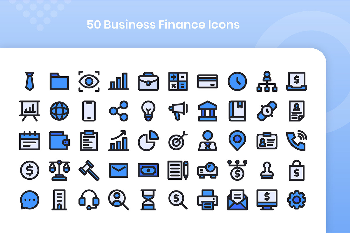 50 Business Finance - Filled Line, an Outline Icon by Kmg Design (Photo 2 of 2)