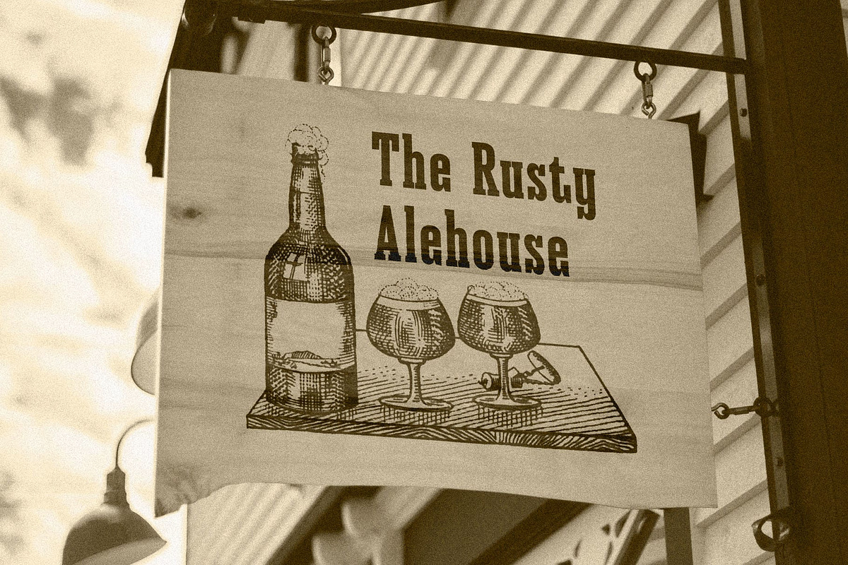 CS Courage – Retro Font, a Slab Serif Font by Craft Supply Co. (Photo 6 of 8)