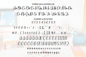 Kindergarten Script Font