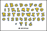 Pok Font Svg Png Pdf Dxf Alphabet, an Object Graphic by Custom Fonts & Patterns (Thumbnail 3 of 5)