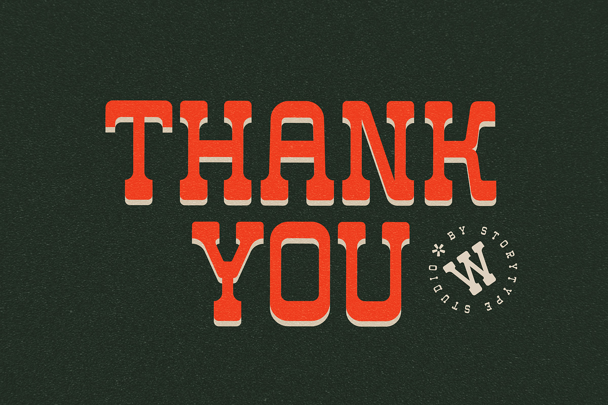 Western Carlo Retro Slab Serif Font, a Slab Serif Font by Storytype Studio (Photo 15 of 15)