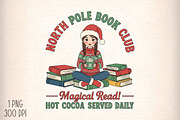 Christmas girl character PNG, an Illustration by Daily.Designs (Thumbnail 1 of 5)