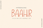 Baahir Handmade Font, a Handwritten Font by Creativetacos (Thumbnail 1 of 9)