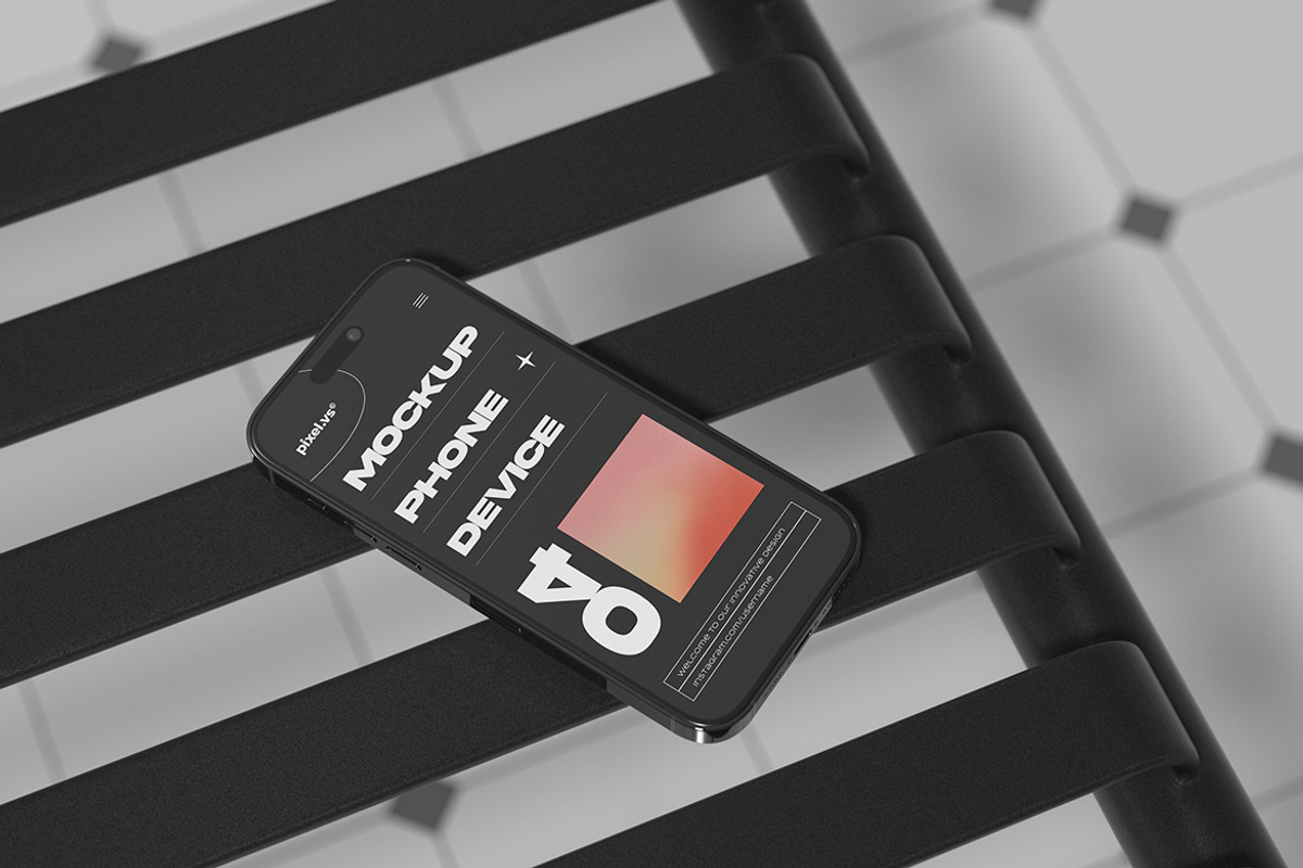 Iphone 15 Pro Mockup, an iPhone Mockup by Pixel_Vision_Store (Photo 2 of 3)