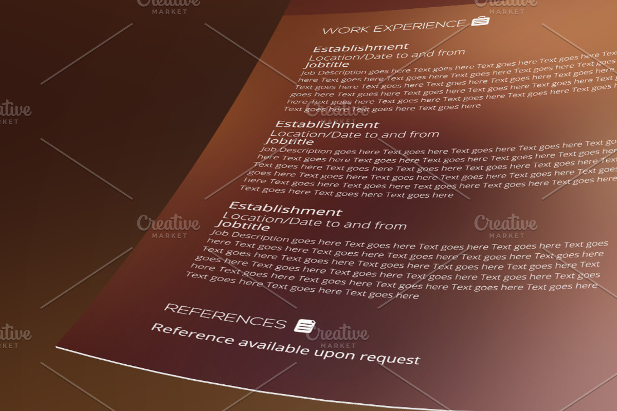 The Muffin Collection CV, a Resume Template by Valeur Design (Photo 5 of 6)